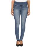Jag Jeans Petite Petite Nora Pull-on Skinny In Comfort Denim In Weathered Blue (weathered Blue) Women's Jeans