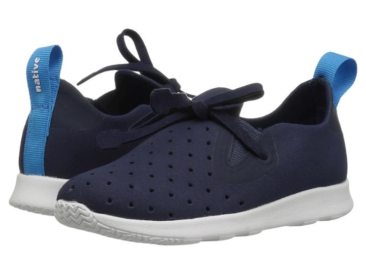 Native Kids Shoes Apollo Moc (toddler/little Kid) (regatta Blue/shell White) Kids Shoes