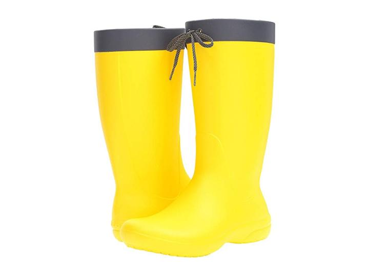 Crocs Freesail Rain Boot (lemon) Women's Boots