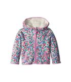 Joules Kids Reversible Fleece Zip-up Jacket (infant) (kitty Ditsy) Girl's Coat
