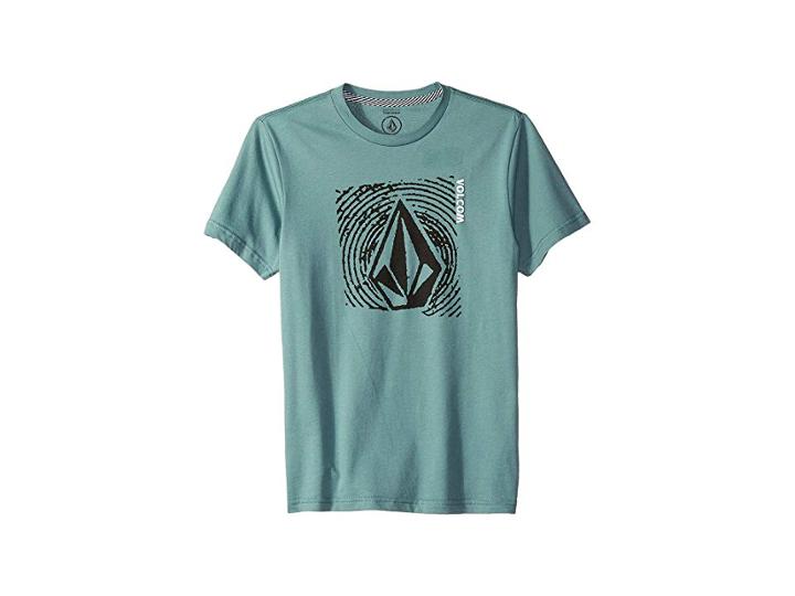 Volcom Kids Stonar Waves Short Sleeve Tee (big Kids) (pine) Boy's T Shirt