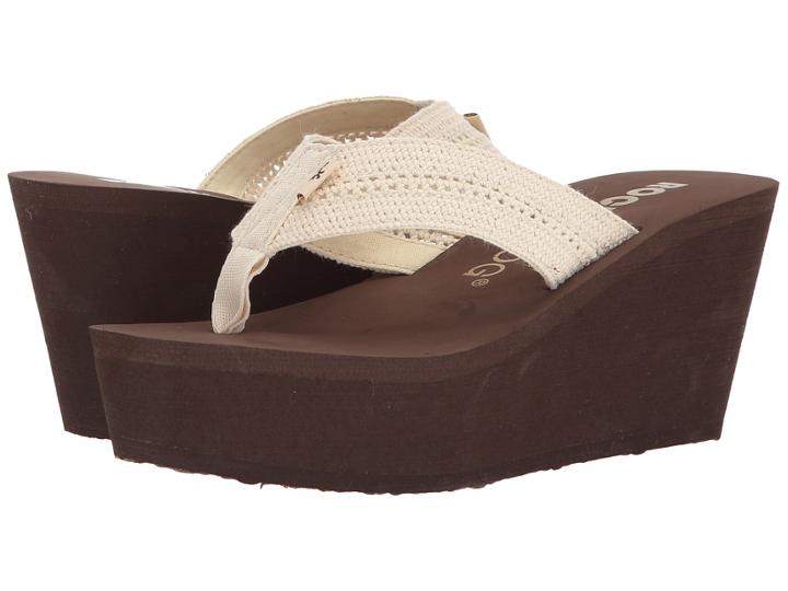 Rocket Dog Diver (tribal Brown Natural Striped Crochet) Women's Sandals