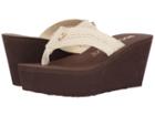 Rocket Dog Diver (tribal Brown Natural Striped Crochet) Women's Sandals