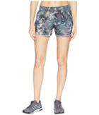 Adidas M10 Graphic Q2 4 Shorts (grey Three/multicolor/print) Women's Shorts