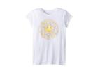 Converse Kids Birthday Confetti Chuck Taylor Tee (big Kids) (white) Girl's T Shirt