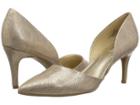Bandolino Grenow D'orsay Pump (gold/gold Synthetic) Women's Shoes