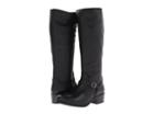 Frye Lynn Strap Tall (black Soft Antique) Women's Zip Boots