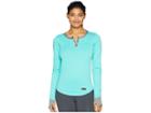 Pearl Izumi Versa Long Sleeve Henley (atlantis/shadow Grey) Women's Clothing