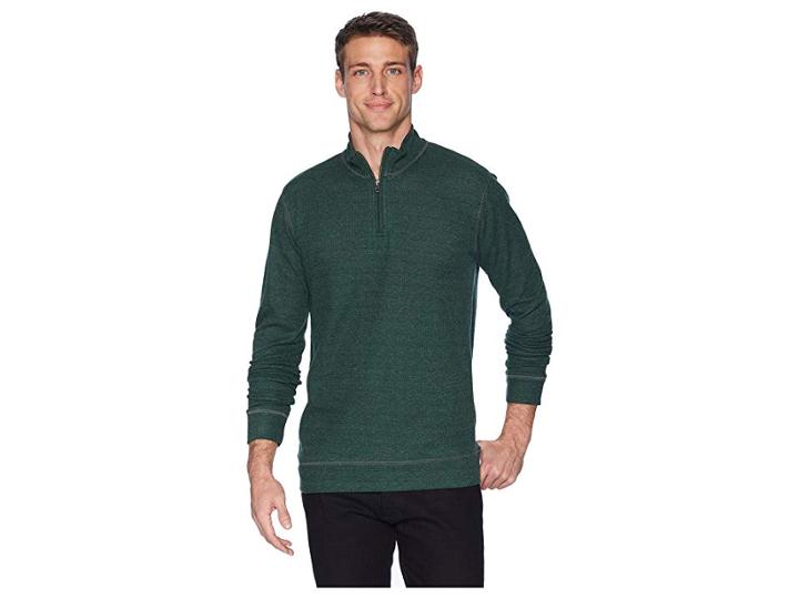 Vintage 1946 Rib 1/4 Zip (hunter) Men's Clothing