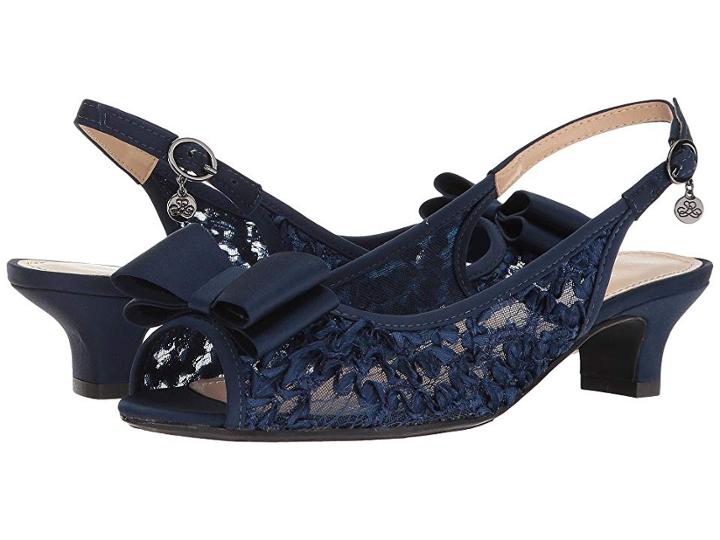 J. Renee Landan (navy Ribbon La) High Heels
