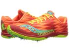 Saucony Kilkenny Xc5 (spike) (vizi Orange/citron) Women's Running Shoes