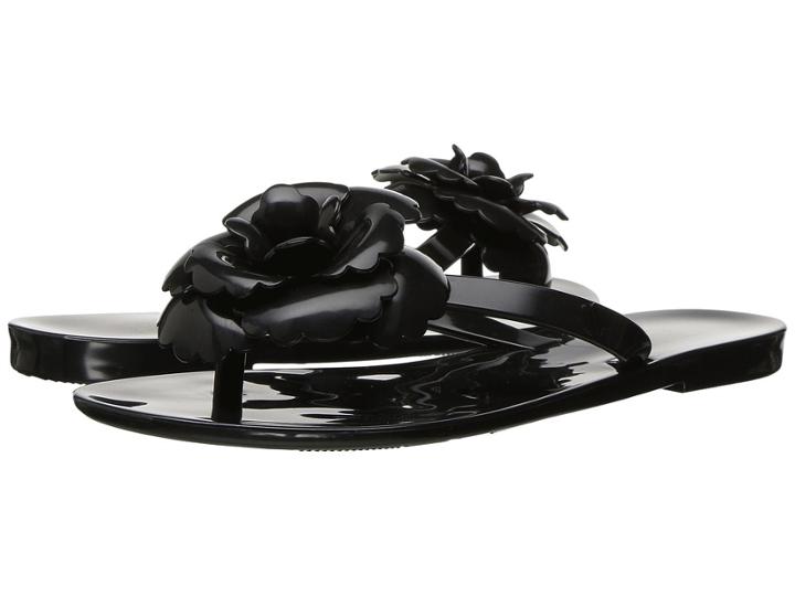 Mini Melissa Mel Harmonic Flower (little Kid) (black) Girl's Shoes