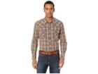 Rock And Roll Cowboy Long Sleeve Snap B2s8009 (brown) Men's Long Sleeve Button Up