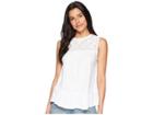 Lucky Brand Tiered Jacquard Tank Top (lucky White) Women's Clothing