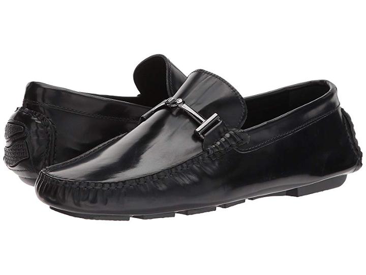 Bugatchi St. Tropez Driver (nero) Men's Moccasin Shoes
