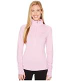 Under Armour Threadborne Train Twist 1/2 Zip (icelandic Rose/steel) Women's Clothing