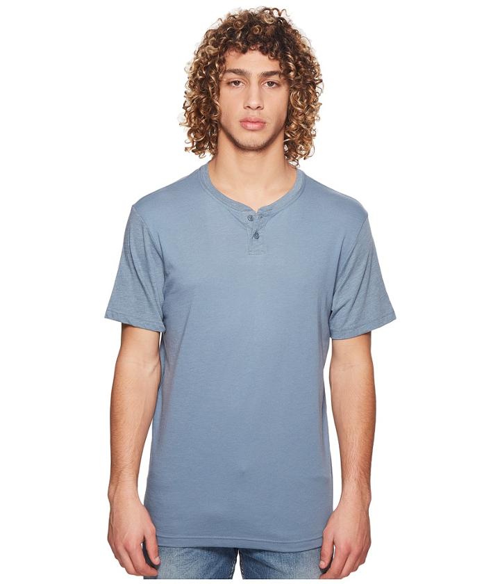 Rvca Pick Up Knit (blue Slate) Men's Clothing