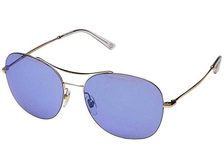 Gucci Gg0501s Sunglasses (gold/copper/lilac) Fashion Sunglasses