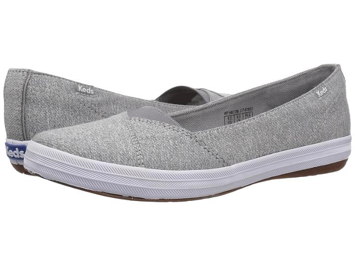 Keds Cali Ii Studio Jersey (light Gray) Women's Flat Shoes