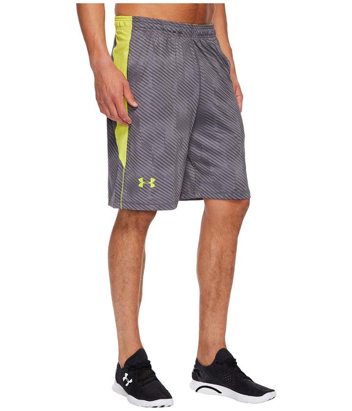 Under Armour Ua Raid Novelty Short (graphite/smash Yellow) Men's Shorts