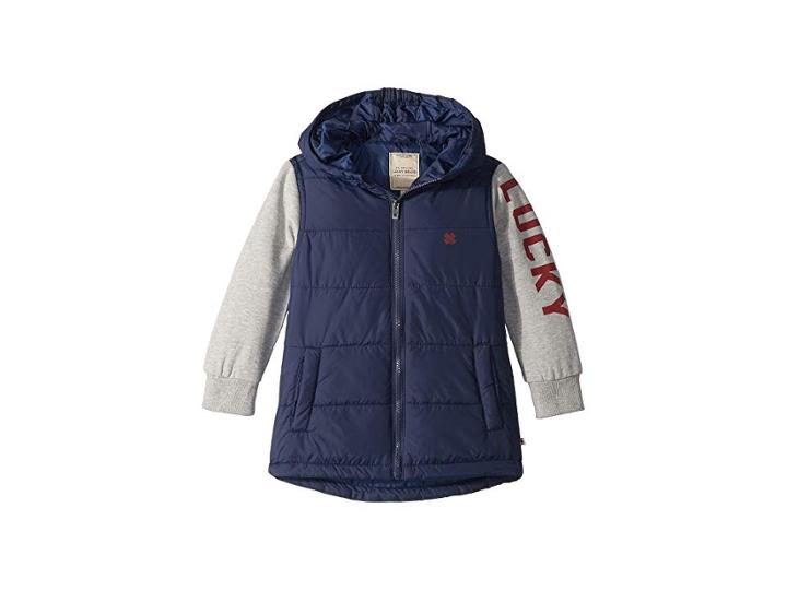 Lucky Brand Kids Liam Outerwear (little Kids/big Kids) (peacoat) Boy's Coat