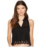 Free People Rory Tank Top (black) Women's Sleeveless