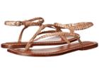 Bernardo Merit Woven (rose Gold) Women's Sandals