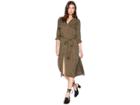 Sanctuary Boyfriend For Life Midi Shirtdress (dark Prosperity Green) Women's Clothing