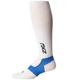 2xu Elite Lite X-lock Compression Socks (white/white) Men's Knee High Socks Shoes