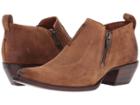 Frye Sacha Moto Shootie (tan Soft Oiled Suede) Women's Pull-on Boots