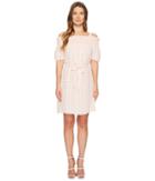 Boutique Moschino Gingham Dress (pink Gingham) Women's Dress