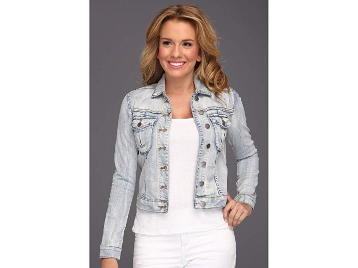 Kut From The Kloth Button Front Jacket W/ Pocket (sweet) Women's Jacket