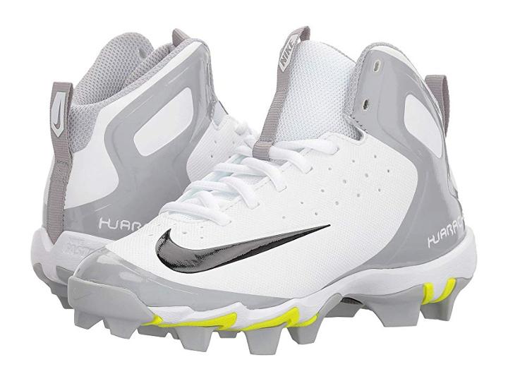 Nike Kids Alpha Huarache Keystone Mid Bg (toddler/little Kid/big Kid) (white/black/white/wolf Grey) Kids Shoes