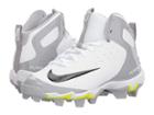 Nike Kids Alpha Huarache Keystone Mid Bg (toddler/little Kid/big Kid) (white/black/white/wolf Grey) Kids Shoes