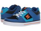 Dc Kids Pure Elastic (little Kid/big Kid) (blue/blue/orange) Boys Shoes