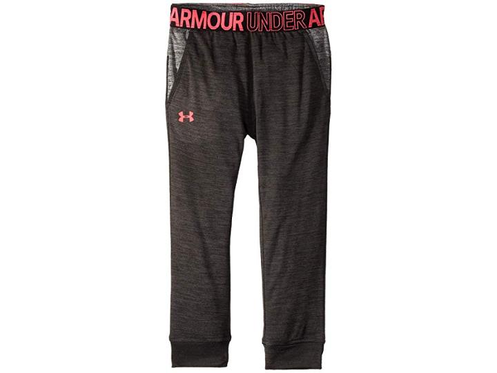 Under Armour Kids Wordmark Tech Pants (toddler) (black) Girl's Casual Pants