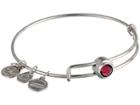 Alex And Ani Amethyst Spirituality Sacred Studs Bangle (silver Plated) Bracelet