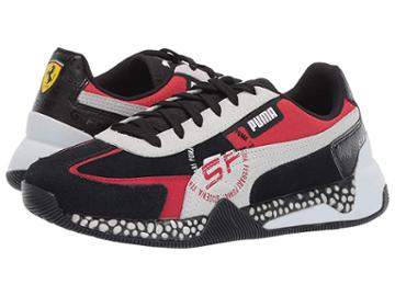 Puma Ferrari Speed Hybrid (puma Black/puma White/rosso Corsa) Shoes