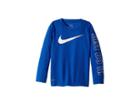 Nike Kids Swoosh Just Do It Dri-fit Tee (little Kids) (game Royal) Boy's T Shirt