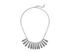 Lucky Brand Pave Spike Collar Necklace (silver 1) Necklace