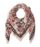 Polo Ralph Lauren Rustic Etched Floral Scarf (tan/black) Scarves