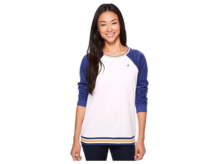 Volcom Gotta Crush Crew (navy) Women's Long Sleeve Pullover