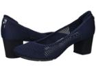Anne Klein Genisa (navy Multi Fabric) High Heels