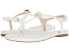 Cole Haan Tali Mini Bow Sandal (optic White Patent) Women's Sandals