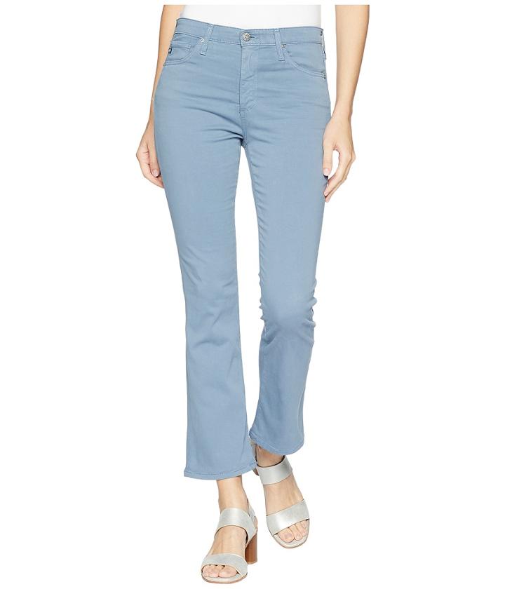Ag Adriano Goldschmied Jodi Crop In Serenity Blue (serenity Blue) Women's Jeans