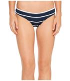 Seafolly Castaway Stripe Hipster Bottom (indigo) Women's Swimwear