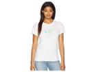 Life Is Good Flip-flop Heart Crusher Tee (cloud White) Women's T Shirt