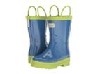 Hatley Kids Blue Green Rain Boots (toddler/little Kid) (blue/green) Boys Shoes