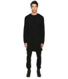 D.gnak Knitted Long Pullover (black/red) Men's Sweater