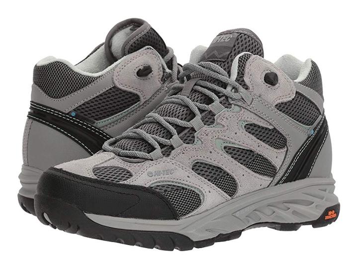 Hi-tec V-lite Wildfire Mid I Waterproof (cool Grey/graphite/iceberg Green) Women's Hiking Boots
